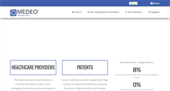 Desktop Screenshot of medeohealth.com