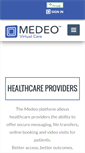 Mobile Screenshot of medeohealth.com